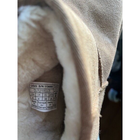 Ugg Women’s Classic Mini Platform Boot Chestnut Sz 8 New Without Box - Picture 6 of 6